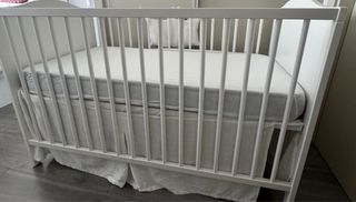 Cuna blanca+ colchón