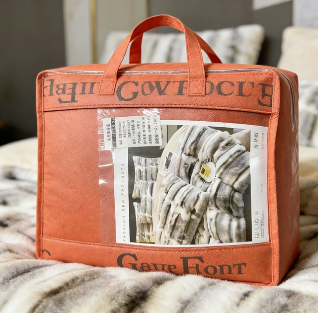 Juego Cama 4 Piezas Piel Conejo