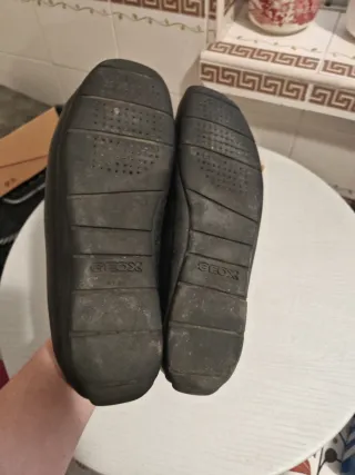 Zapatos Geox Negros Piel Hombre