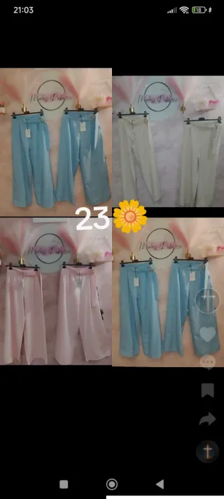 Ropa de mujer bonita, colorida para esta primavera