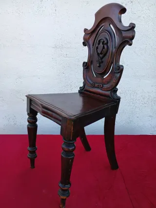 Silla Victoriana XIX caoba. REBAJADO!!