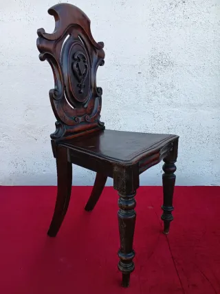 Silla Victoriana XIX caoba. REBAJADO!!