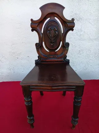 Silla Victoriana XIX caoba. REBAJADO!!