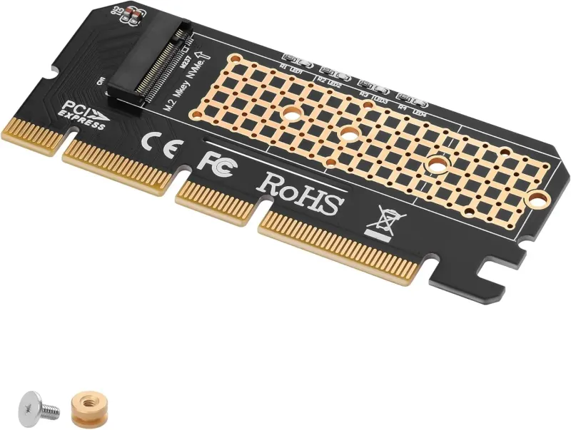 Tarjeta adaptadora M.2 NVME SSD a PCIE 4X 8X 16X M. 2M Key
