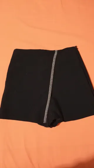 Gonna pantaloncino Zara nera XS