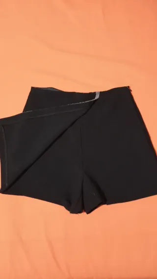 Gonna pantaloncino Zara nera XS