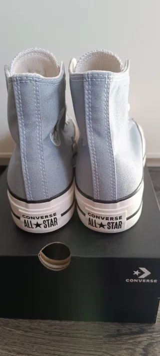 Converse All Star plataforma azul
