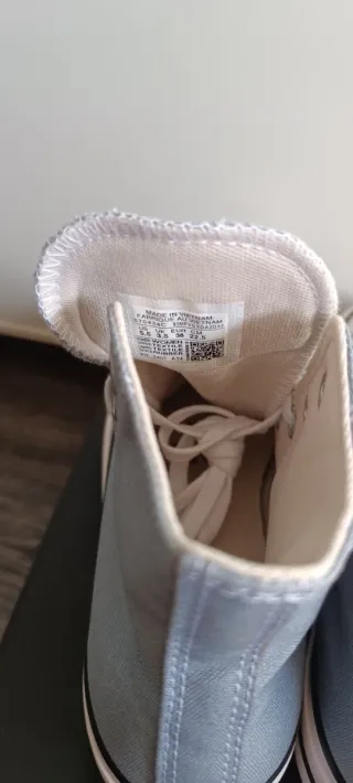 Converse All Star plataforma azul