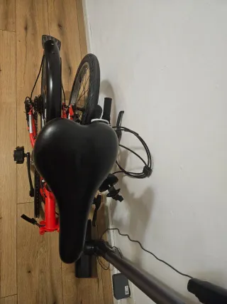 Bicicleta plegable se puede ver y probar