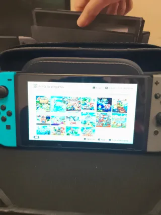 Nintendo Switch magica Azul y Gris