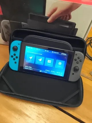 Nintendo Switch magica Azul y Gris