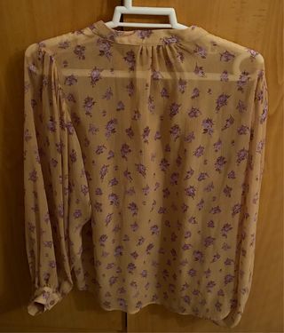 Blusa Estampada Slowlove Amarilla y Morada