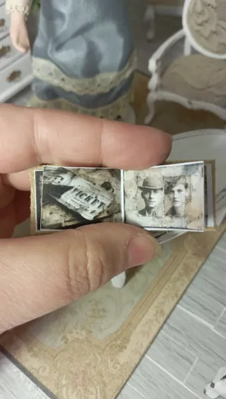 Libro miniatura Titanic 1:12 Pelle