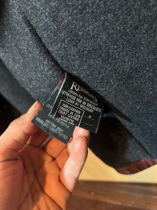 Chaqueta de cuero Redskins Rojo Vino