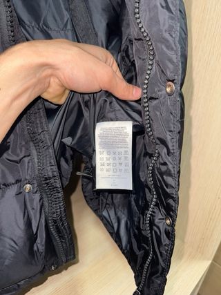 Chaqueta Burberry Puffer Doudoune Negra Talla S