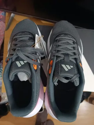 Zapatillas Adidas Runfalcon 3.0 w Grises y Rosas