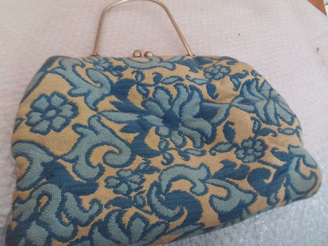 bolso estilo clutch vintage de fiesta bordado de f