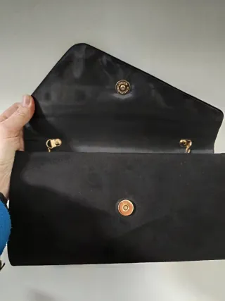 Bolso de mano negro mujer