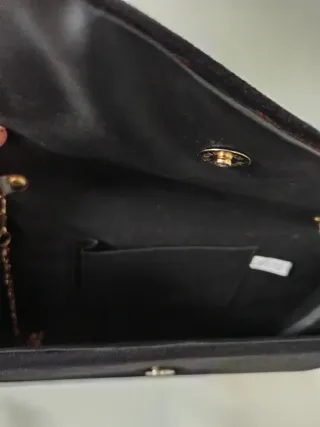 Bolso de mano negro mujer