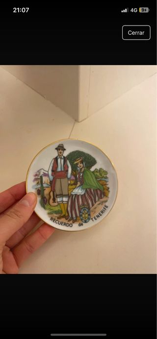 Plato souvenir Tenerife