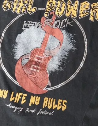 Camisola Girl Power 7/8 anos