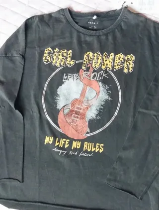 Camisola Girl Power 7/8 anos