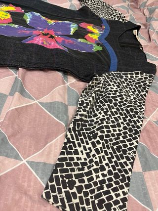 Vestido estampado floral multicolor