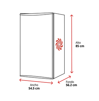 Nevera Candy City Fresco 300 Inox