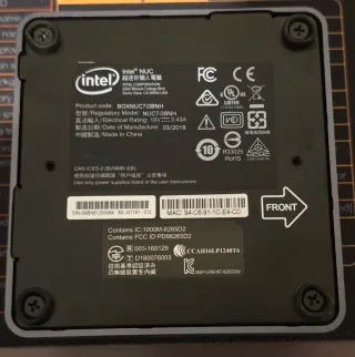 Intel NUC 7 Mini PC – i3 / 8GB / 120 SSD