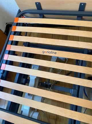 Cama ortopédica base de láminas