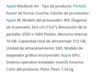 MacBook Air 13,9 Precintado