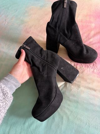 Botines Zara Tacón Plataforma Talla 41