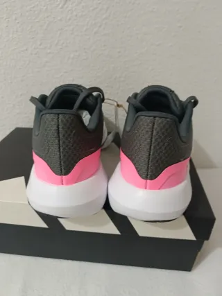 Zapatillas Adidas Runfalcon 3.0 w Gris/Rosa