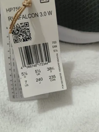 Zapatillas Adidas Runfalcon 3.0 w Gris/Rosa