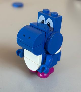 Minifigure LEGO Super Mario Yoshi Blu