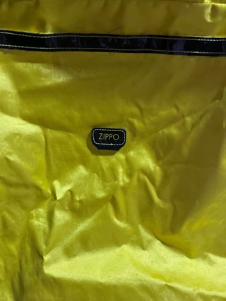 Borsa shopping Zippo grande gialla e nera