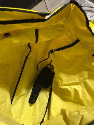 Borsa shopping Zippo grande gialla e nera