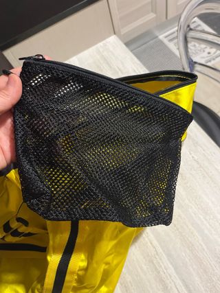 Borsa shopping Zippo grande gialla e nera