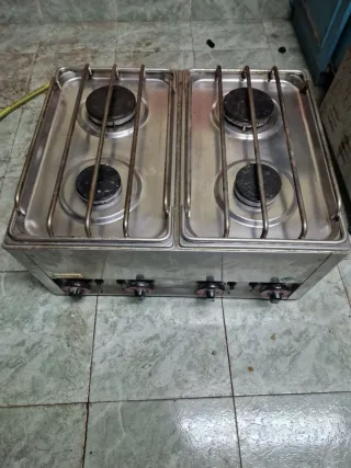 Hornillo de gas 4 fuegos