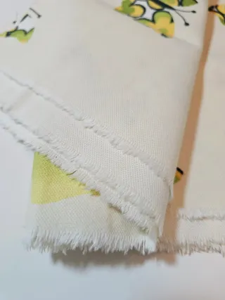 Pack 2 Telas Algodón y otra de Loneta Fina