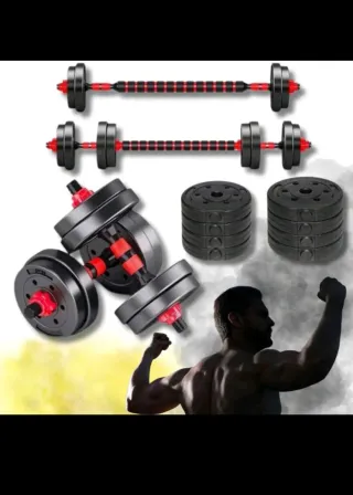 Manubri 10kg (5+5) + Barra