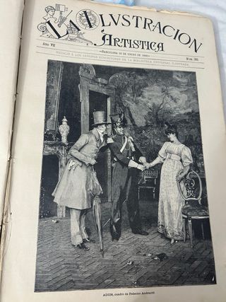Láminas Tomo VII La Ilustración Artística 1888