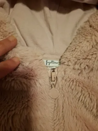 Conjunto niña: Jersey rosa y camisa vaquera