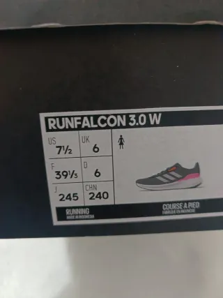 Zapatillas Adidas Runfalcon 3.0 Talla 39 1/3