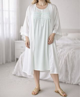 Camisón verde claro Arabesco Talla XXL