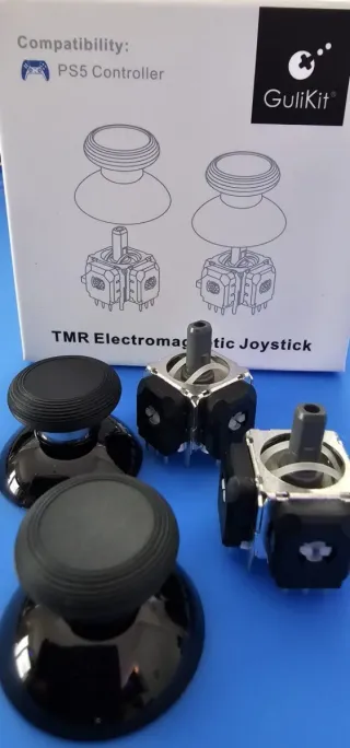 Reparación mando ps5 sticks TMR Gulikit magnético.