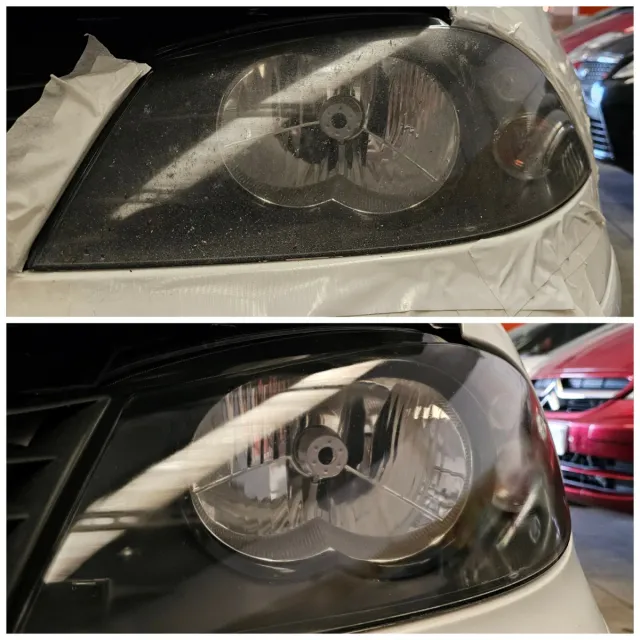 Pulido Faros de coche restauración de faros