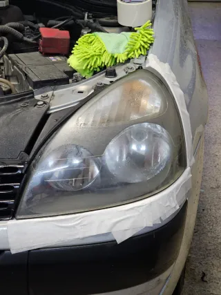 Pulido Faros de coche restauración de faros