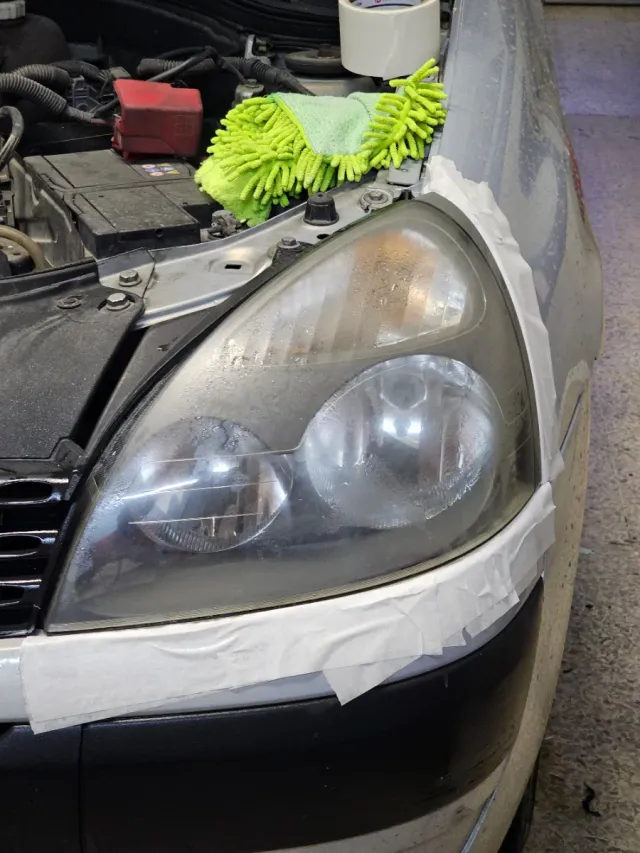 Pulido Faros de coche restauración de faros