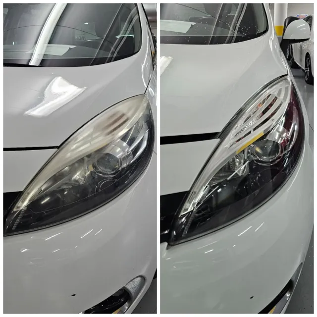 Pulido Faros de coche restauración de faros